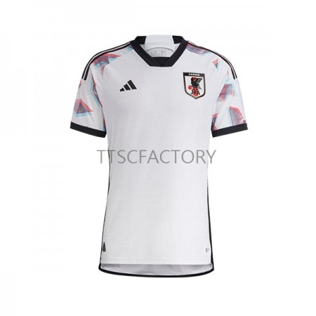 Koszulka Japonia Wyjazdowe Stroje Piłkarskie World Cup 2022 Krótki Rękaw